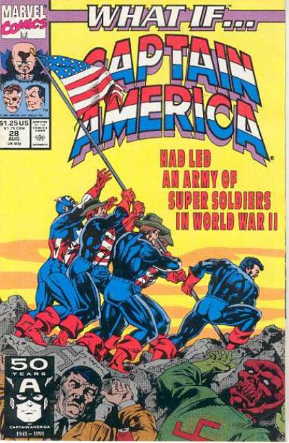 What If? 28 - Marvel Comics - Captain America - Army Of Super Soldiers - World War Ii - Hitler