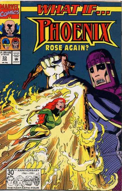 What If? 33 - Phoenix - Flames - Marvel Comics - Flying - Giant