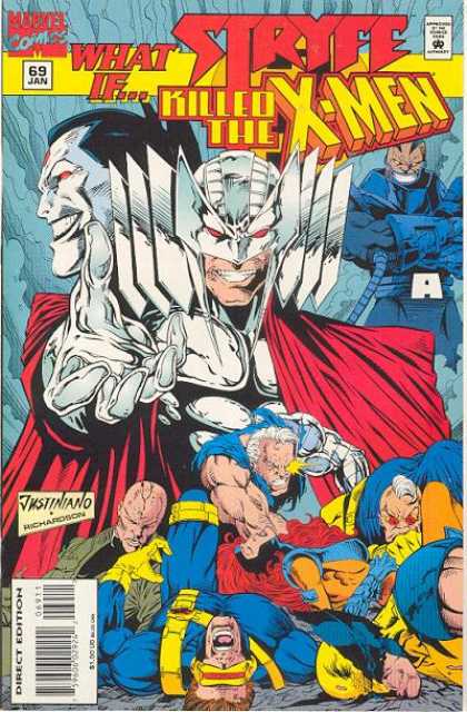 What If? 69 - Stryfe Killed The X-men - Justiniano Richardson - Red Cape - White Helmet - 69 Jan