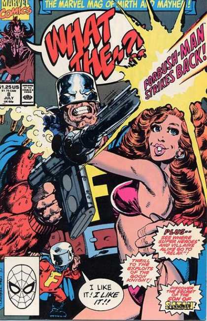 What The ?! 8 - Marvel Comics - Forbush-man - Approved By The Comics Code - Woman - Superhero