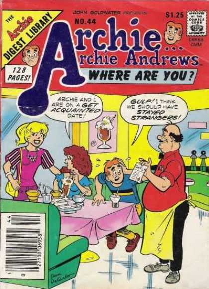 Where Are You 44 - Archie Andrews - Betty - Date - Drink - Apron