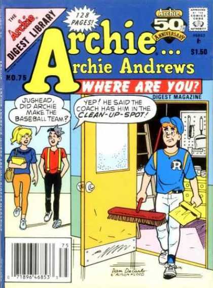 Where Are You 75 - Archie - Jughead - Broom - Door - Dustpan