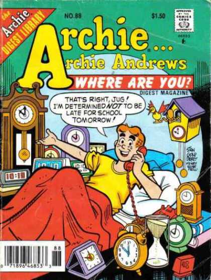 Where Are You 88 - Archie - Grandfather Clock - Cuckoo Clock - Bed - Telephone