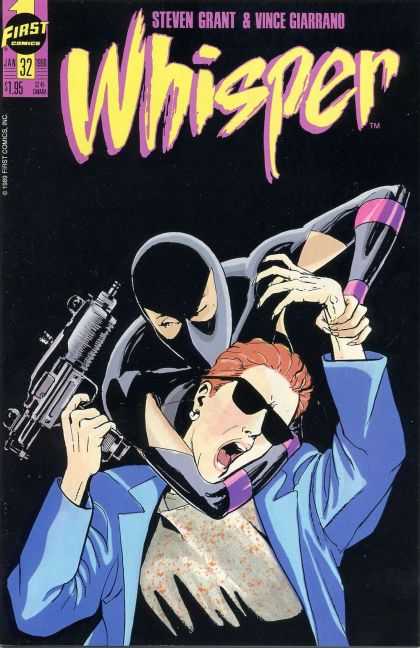 Whisper 32 - Steven Grant - Vince Giarrano - Assassin - Gun - Sunglasses