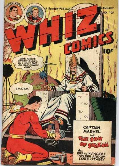 Whiz Comics 105 - Captain Marvel - Throne - Son Of Shazam - Mace - Overlord