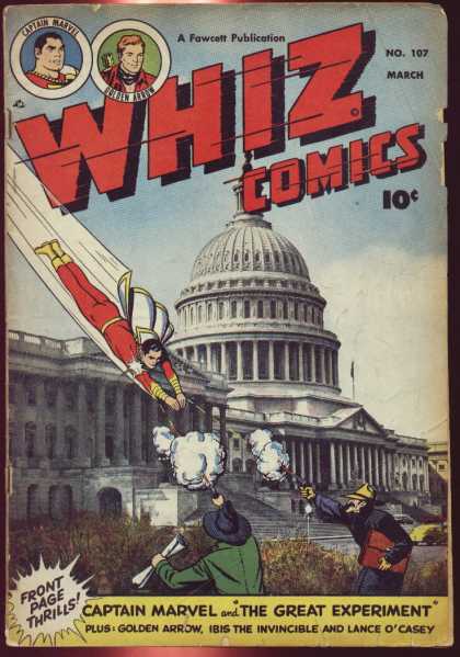 Whiz Comics 107 - March - 10 Cents - Fawcett - Captain Marvel - Superhero