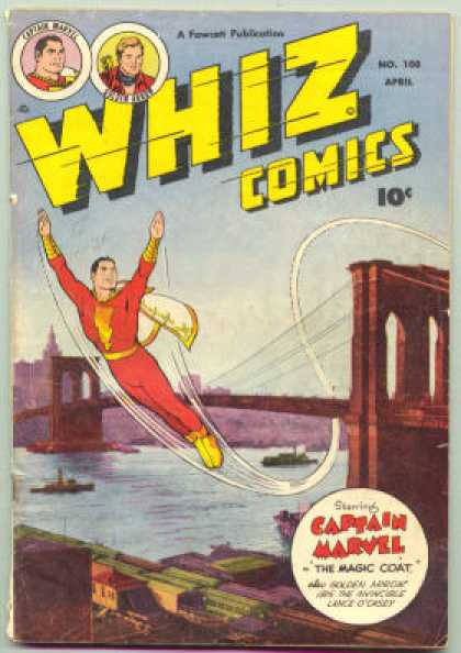 Whiz Comics 108 - Im Flying - Somewhere Over The Rainbow - I Wanted To Be A Ballet Dancer - Gee Whiz - Captain Marvel