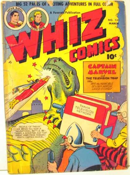 Whiz Comics 131 - Whiz Comics - Captain Marvel - Television Trap - Tv Camera - March