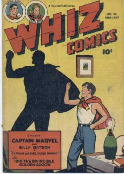 Whiz Comics 94 - Captain Marvel - Billy Batson - Shadow - Lamp - Ibis