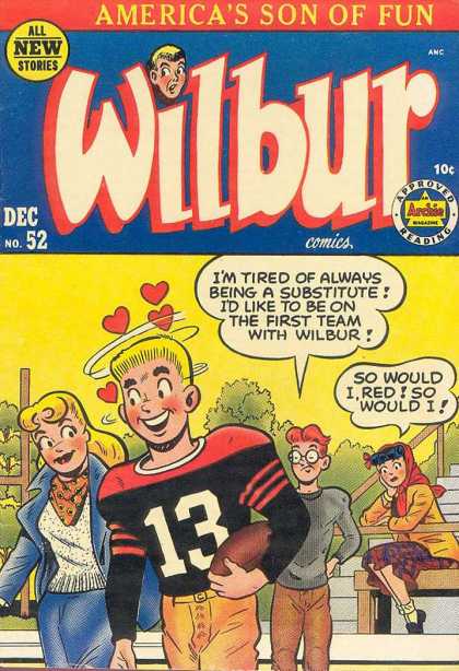 Wilbur 52 - Americas Sun Of Fun - Dec - No 52 - Im Tired Of Always Being A Substitute - Love