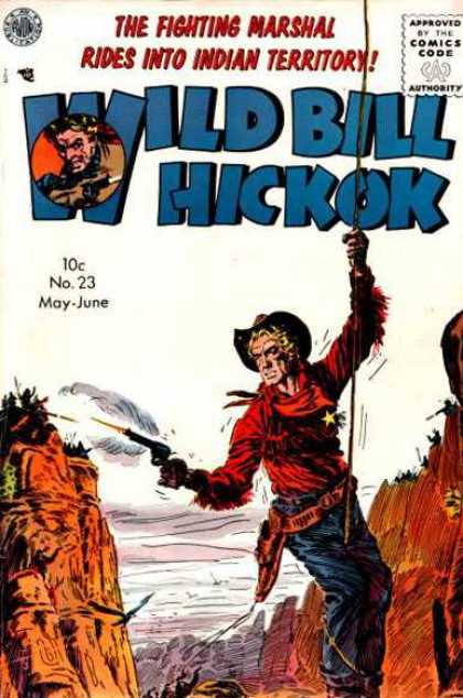 Wild Bill Hickok 23 - The Fighting Marshal Rides Into Indian Teritory - Canyon - Hanging On A Rope - Shooting Indians - Eagle