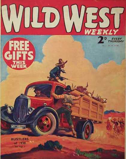 Wild West Weekly 18 - Wild West - Cowboys - Rustlers - Thursday Cowboys - Weekly Comics