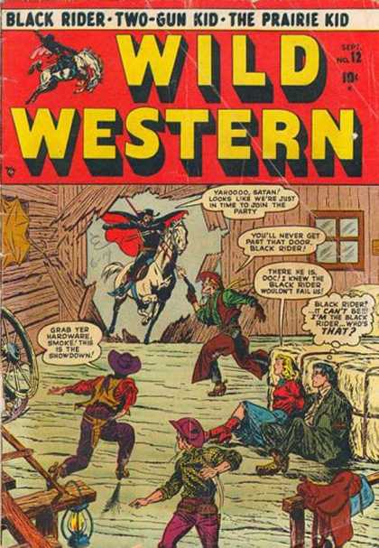 Wild Western 12 - Black Rider - Two-gun Kid - The Prairie Kid - Cowboys - Hostages