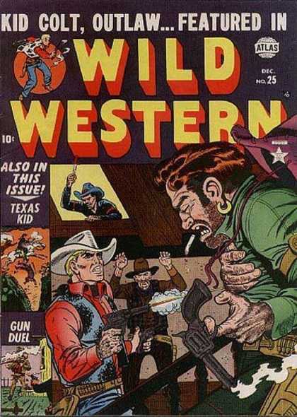 Wild Western 25 - Wild Western - Texas Kid - Cowboy - Gun Duel - Kid Colt