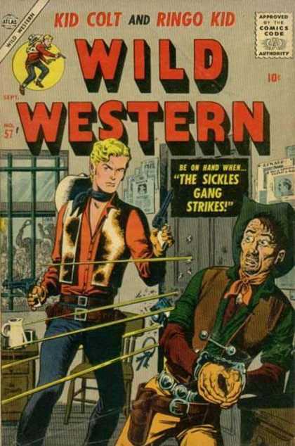 Wild Western 57 - Kid Colt - Ringo Kid - Sickles Gang Strikes - Handcuffs - No 57
