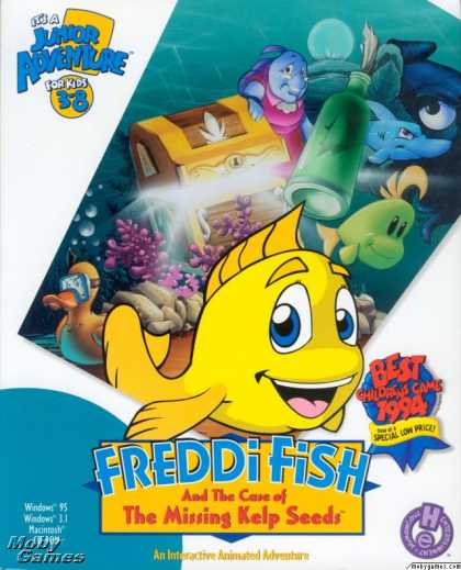 Windows 3.x Games - Freddi Fish and the Case of the Missing Kelp Seeds