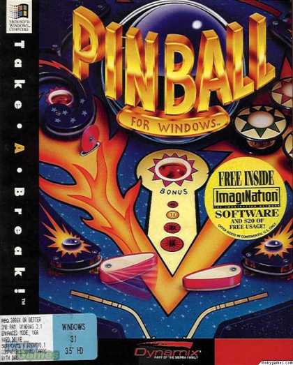 Windows 3.x Games - Take a Break! Pinball
