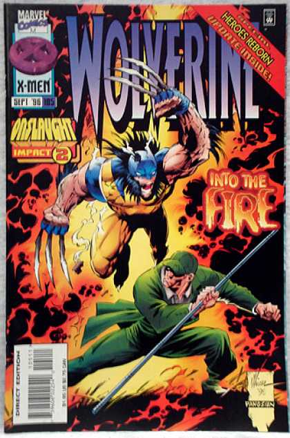 Wolverine 105 - Into The Fire - Flames - Onslaught Impact 2 - Heros Reborn - Green Uniform U0026 Hat