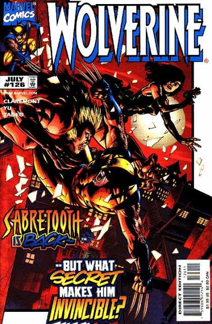 Wolverine 126 - Marvel - Sabertooth Is Back - What Secret Makes Him Invencible - Gun - Moonlight Battle - Leinil Yu