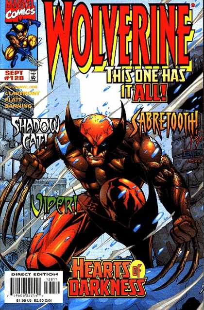 Wolverine 128 - Sabretooth - Sahdow Cate - Viper - Hearts Of Darkness - Claws - Leinil Yu