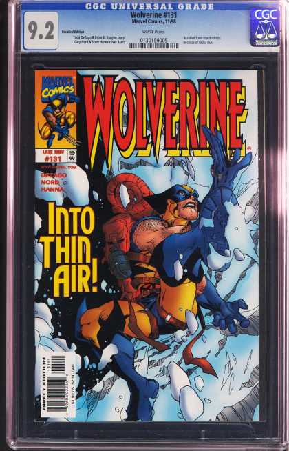 Wolverine 131 - Marvel - Hanna - X-men - Into Thin Air - Nord