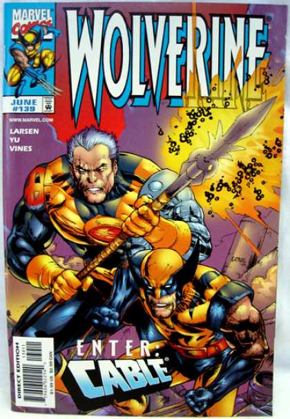 Wolverine 139 - Marvel Comics - Wolverine - Cable - 139 - June - Leinil Yu