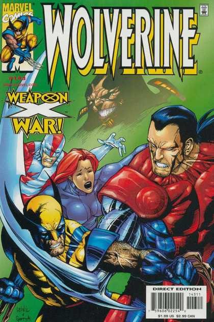 Wolverine 143 - Marvel Comics - Weapon - Direct Edition - War - Approved By The Comics Code Authority - Leinil Yu