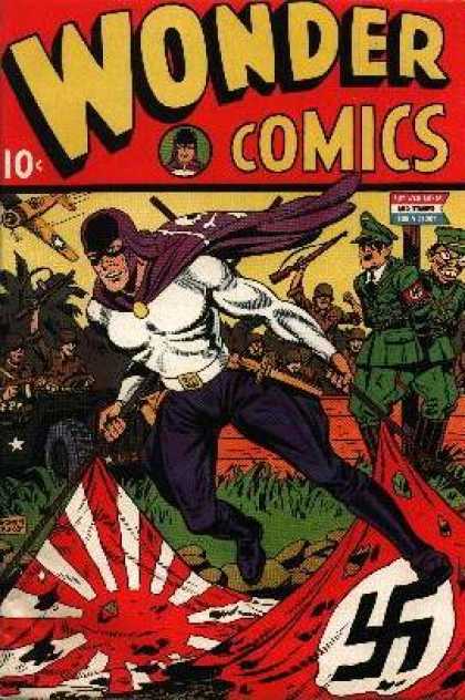 Wonder Comics 1 - Natzi - Ww2 - Wwii - Flag - Hitler - Will Eisner