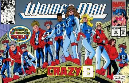 Wonder Man 19 - Crazy 8 - Dramatic Debut Of The Crazy 8 - Marvel Comics - Dramatic Debut - New Comic - Terry Austin
