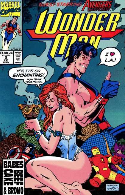 Wonder Man 2 - Marvel - Avengers - Speech Bubble - Redhead - Potion - Terry Austin