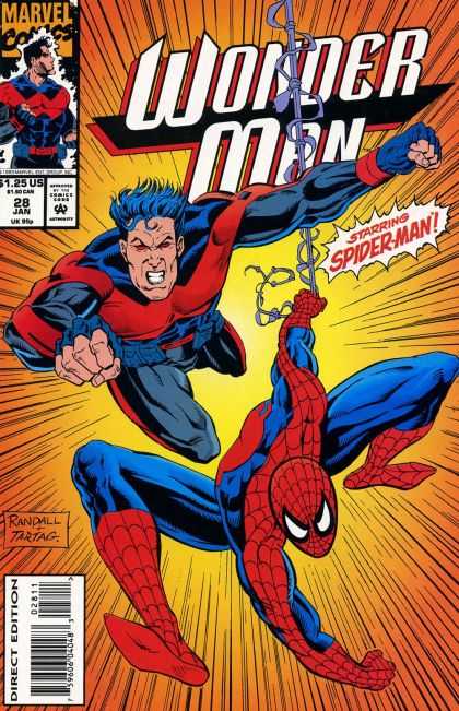 Wonder Man 28 - Marvel Comics - 28 Jan - 125 Us - Spiderman - Approved By The Comics Code Authority