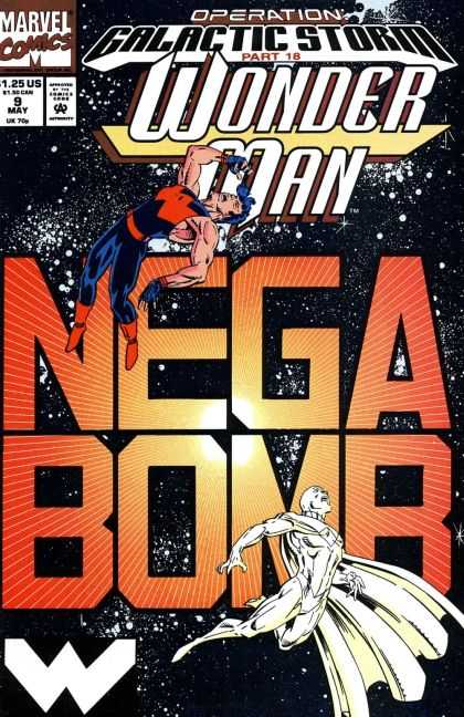 Wonder Man 9 - Marvel Comics - Space - Galactic Storm - Mega Bomb - Approved By The Comics Code