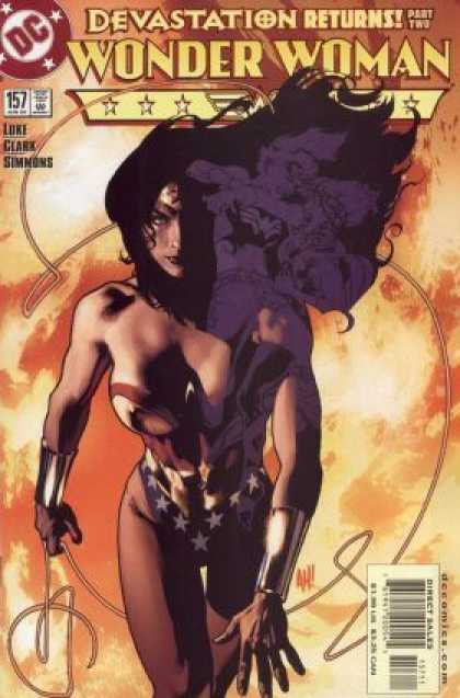 Wonder Woman (1987) 157 - Dc Comics - Devastation Returns - Like - Clarck - Simmons - Adam Hughes