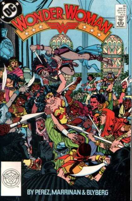 Wonder Woman (1987) 30 - Dc Comics - Modern Age - Large Group Image - Superheros - George Perez - George Perez