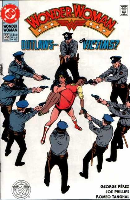 Wonder Woman (1987) 56 - Outlaws - Victims - Romeo Tanghal - Joe Phillips - George Perez - George Perez