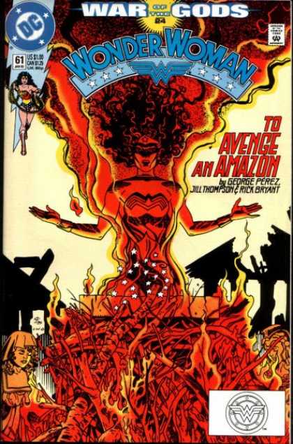 Wonder Woman (1987) 61 - Dc Comics - Wonder Woman - Perez - Fire - Superhero - Jill Thompson