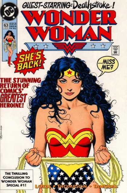 Wonder Woman (1987) 63 - Deathstroke - Loebs - Thompson - Thangal - Conclusion To Wonder Woman 1 - Brian Bolland