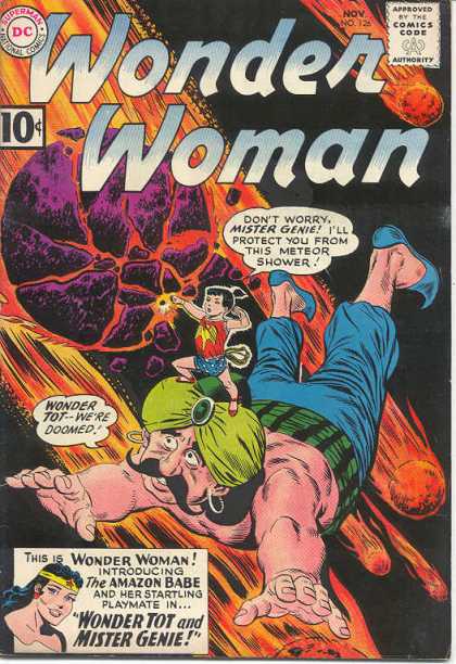 Wonder Woman 126 - Fire Balls - Comets - Genie - Magic Lasso - Outer Space - Ross Andru