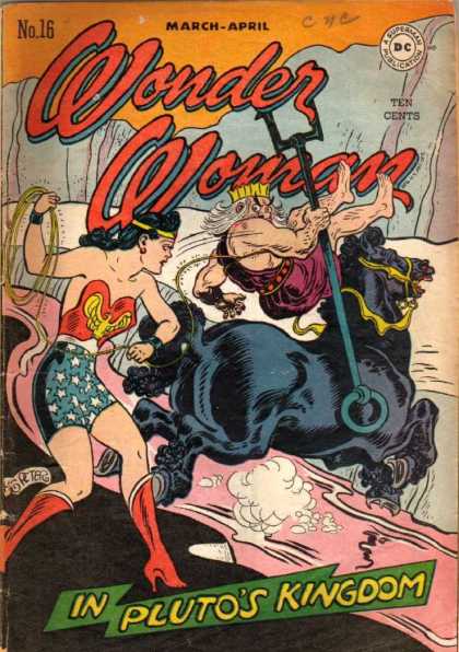 Wonder Woman 16 - Plutos Kingdom - Water - Staff - Crown - Horse - Harry Peter, Terry Dodson