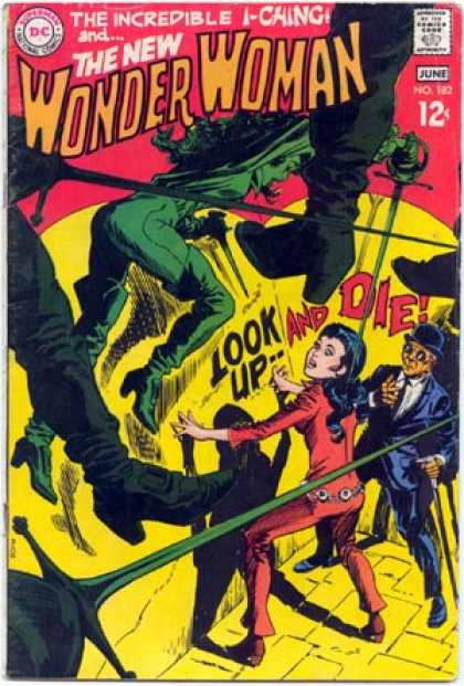 Wonder Woman 182 - The Incredible I-chung - Look Upand Die - Woman - Man - Costumes - Dick Giordano
