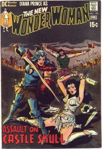 Wonder Woman 192 - Diana Prince - Assault On Castle Skull - Swords - Armor - Battle