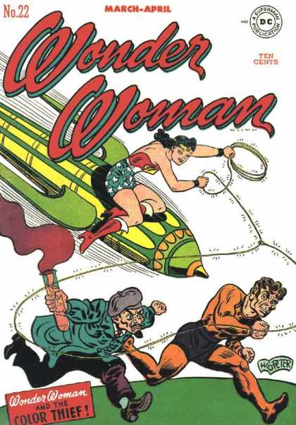 Wonder Woman 22 - Rocket - Lasso - Woman - Bad Guys - March-april - Aaron Lopresti, Harry Peter