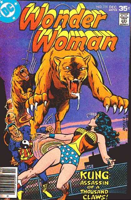Wonder Woman 238 - Dc Comics - December - Tiger - Kung Assassin Of A Thousand Claws - Gold Lasso - Richard Buckler