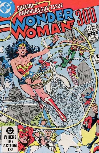 Wonder Woman 300 - Special Anniversary Issue - Aquaman - Superman - Batman - The Flash - Dick Giordano