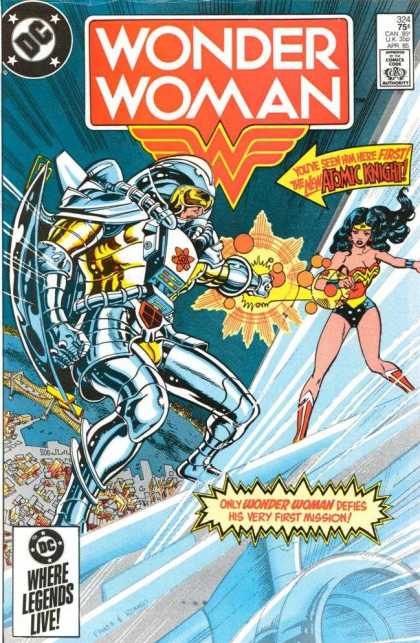 Wonder Woman 324 - Dc - Atomic Knight - Comics Code Authority - Superhero - Female - Eduardo Barreto