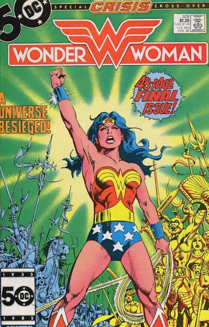 Wonder Woman 329 - A Universe Besieged - Superheroe - Costume - Final Issue - Fighting