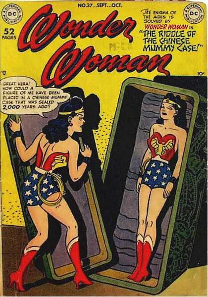 Wonder Woman 37 - No 37septoct - The Enigma Of - The Ages Is - Solved By - The Riddle Of The Chinese Mummy Case - Harry Peter