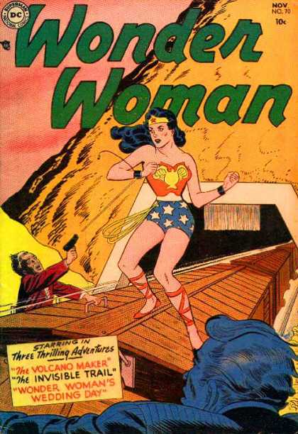 Wonder Woman 70 - November - Dc - 10 Cents - Superhero - Train