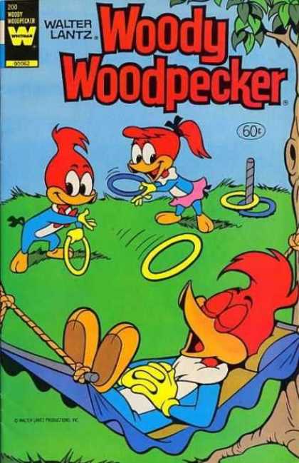 Woody Woodpecker 200 - Walter Lantz - Rings - Hammock - Sleeping - Kids