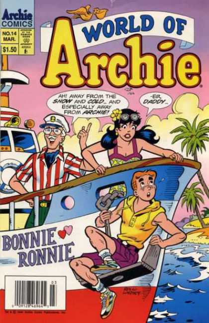 World of Archie 14 - Bonnie Ronnie - Boat - Palm Tree - Veronica - Captain